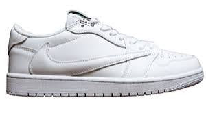 Travis Scott Jordan 1 low White Party
